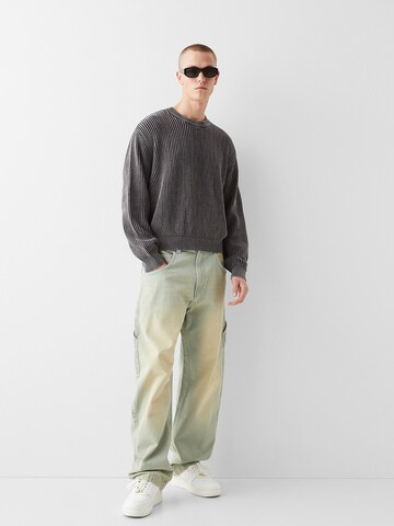 Bershka Pullover in Grau