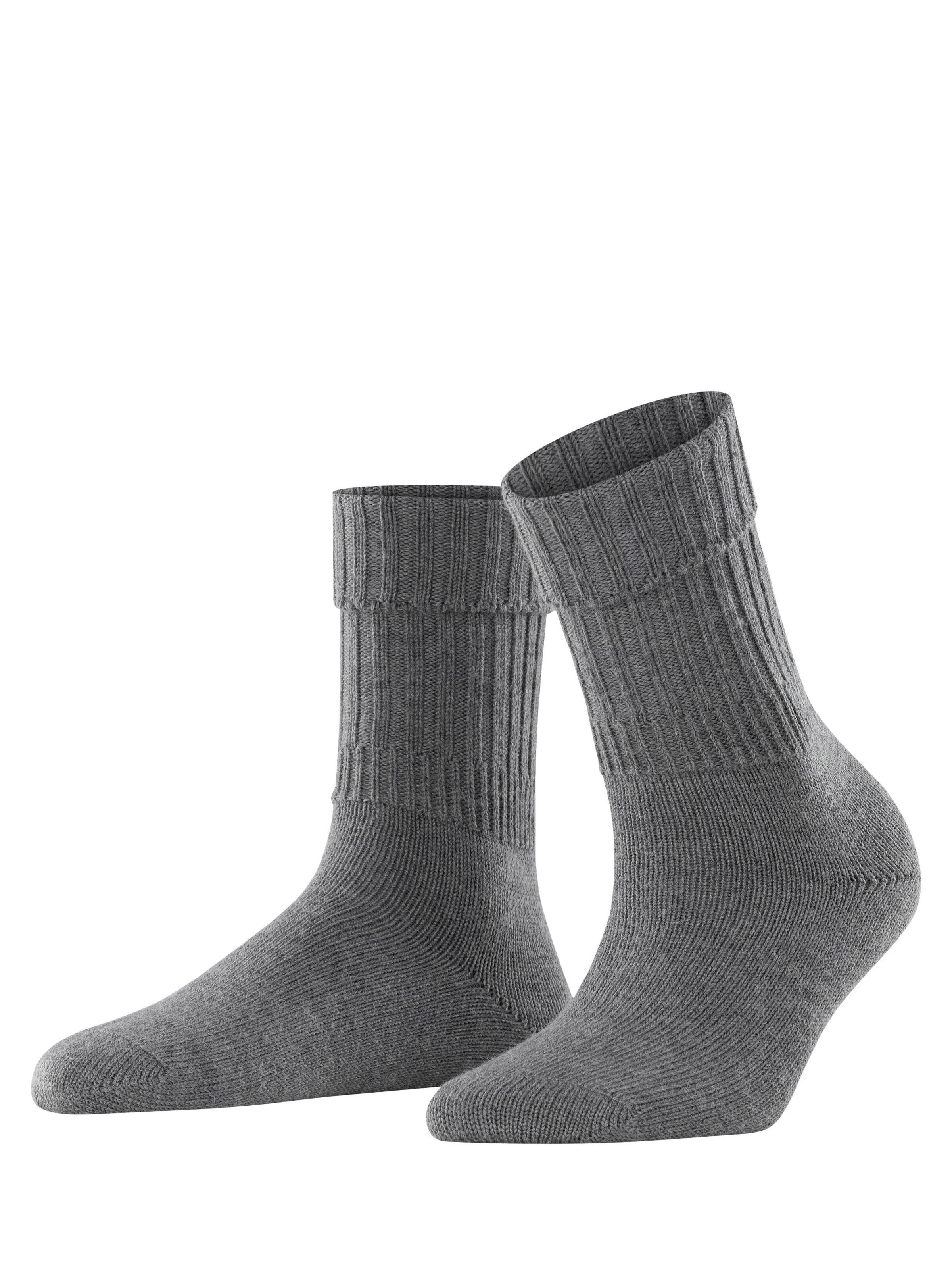 FALKE Socken 'Striggings Rib'‌‌‌ in Grau: Vorderseite