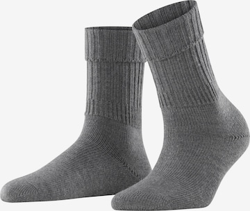 FALKE Socken 'Striggings Rib' in Grau: Vorderseite