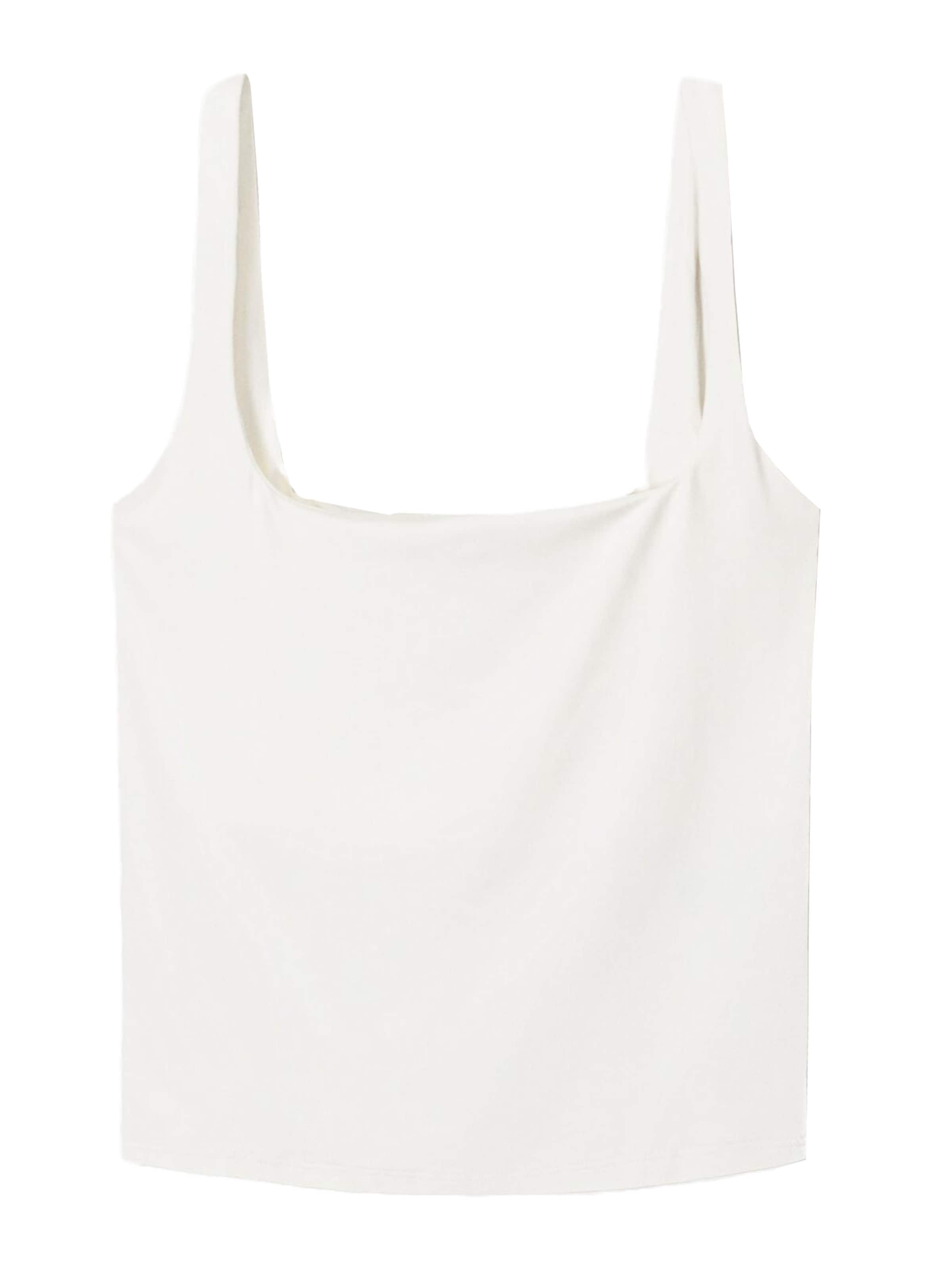 Bershka Top | off-bela barva, Prikaz izdelka