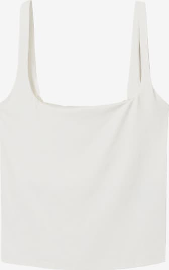 Bershka Toppi värissä offwhite, Tuotenäkymä