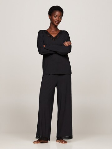 Chemise de nuit TOMMY HILFIGER en noir