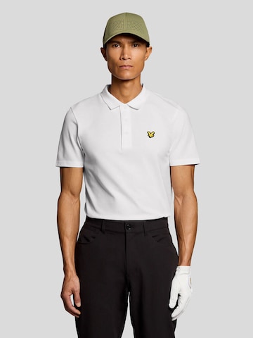 Lyle & Scott Functioneel shirt in Wit: voorkant