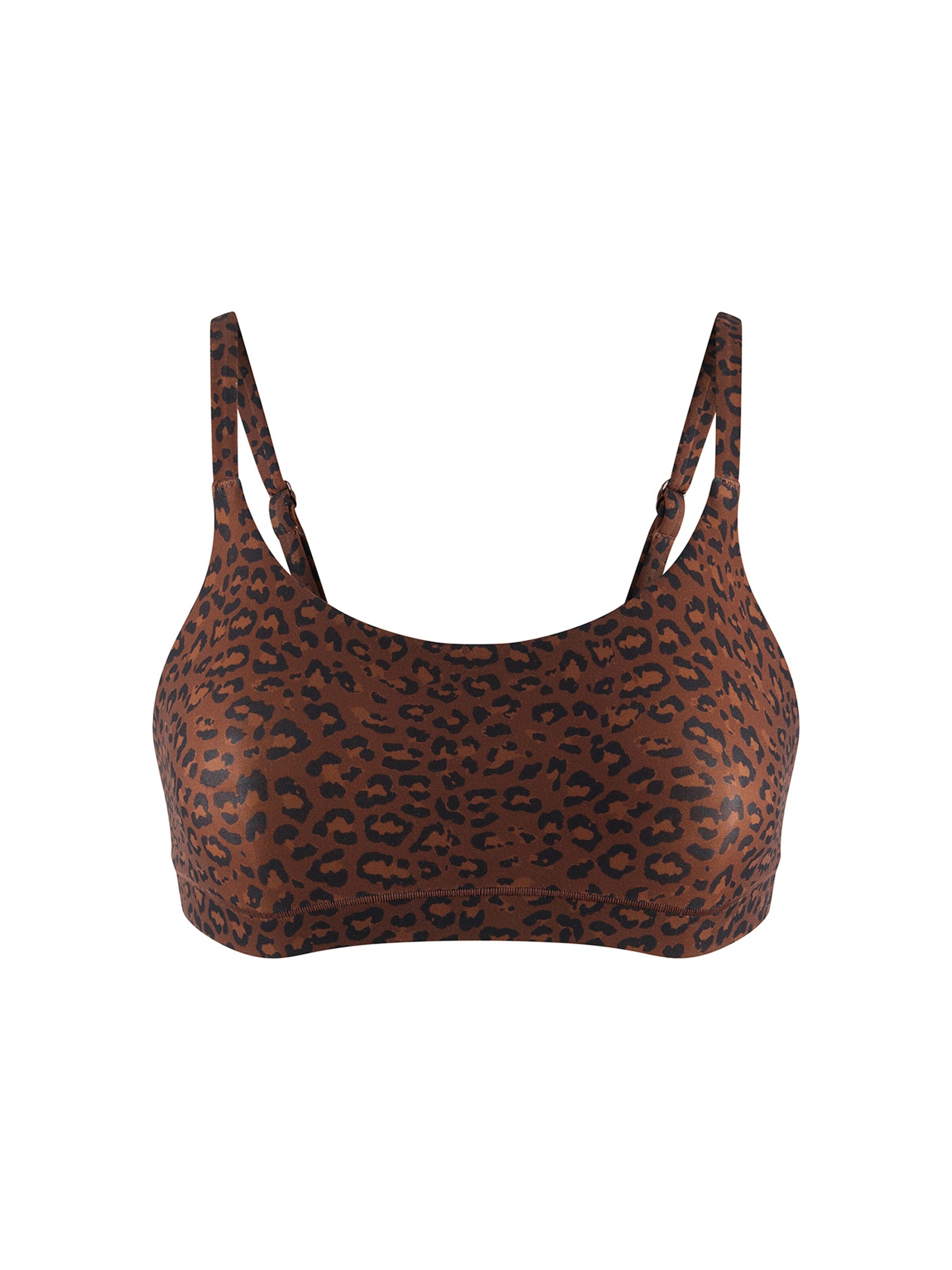 Bustier Soutien-gorge 'Pure Soft' ETAM en marron : devant