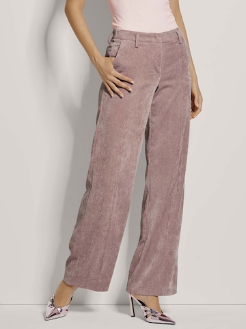 MADELEINE Wide Leg Hose in Pink: Vorderseite