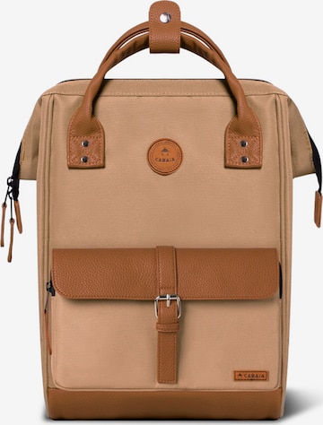 Cabaia Backpack in Beige: front