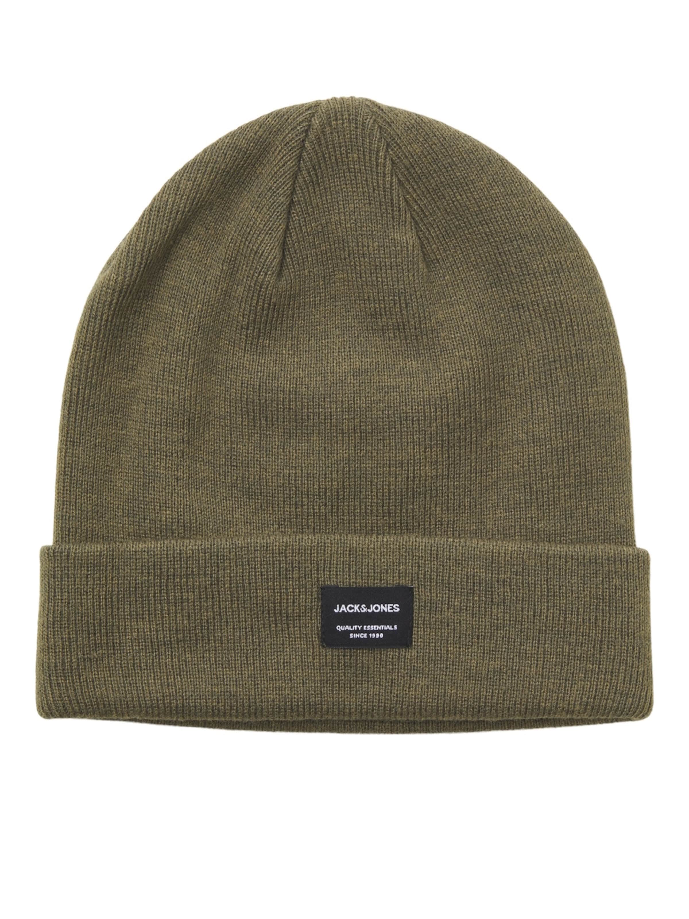 JACK & JONES Шапка 'DNA' в зелено: отпред