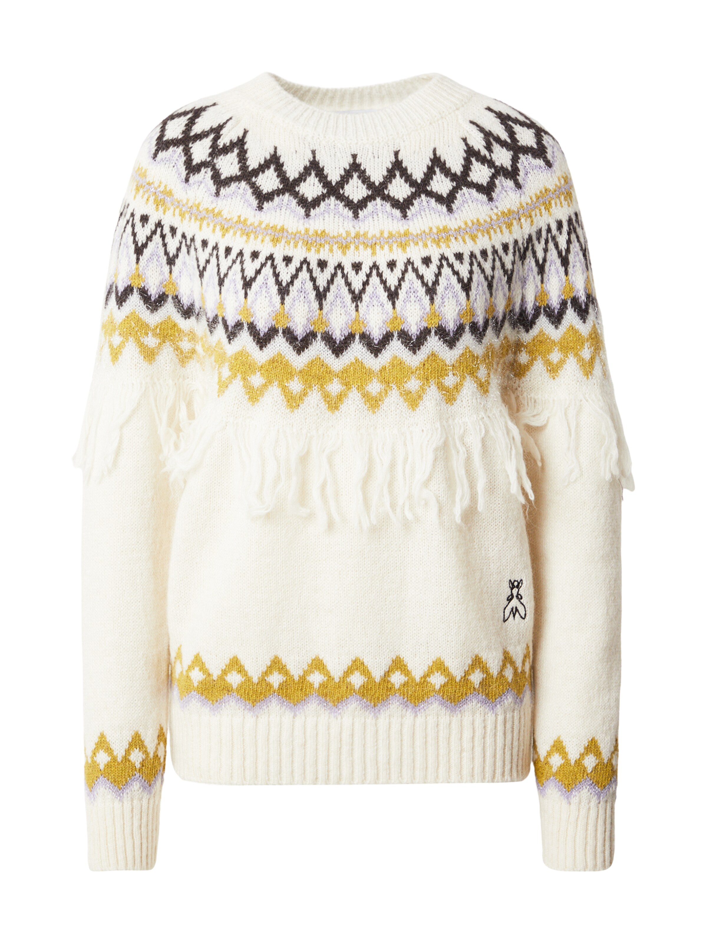 PATRIZIA PEPE Pullover 'MAGLIA' i gul: forside