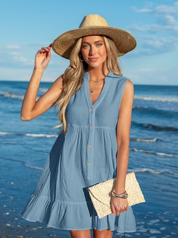 Cupshe Strandkleid 'CAA05A4C003ST'‌‌‌‌‌‌‌‌‌‌ in Blau