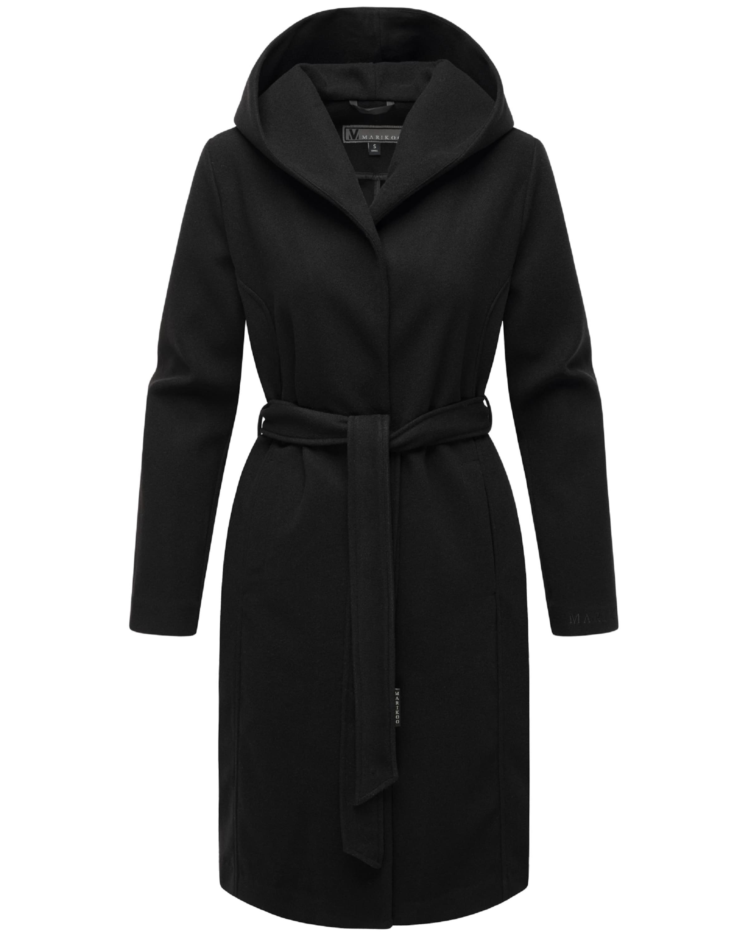 Cappotto di mezza stagione 'Kailii 16' di MARIKOO in nero: frontale