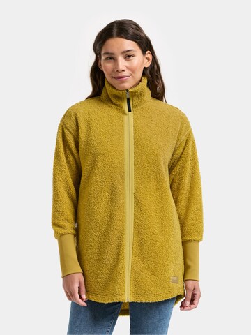 Didriksons Fleecejacke 'Tola' in Gelb: Vorderseite