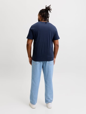 Jack & Jones Plus Tričko 'JJTom' – modrá