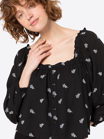 American Eagle Bluse in Schwarz