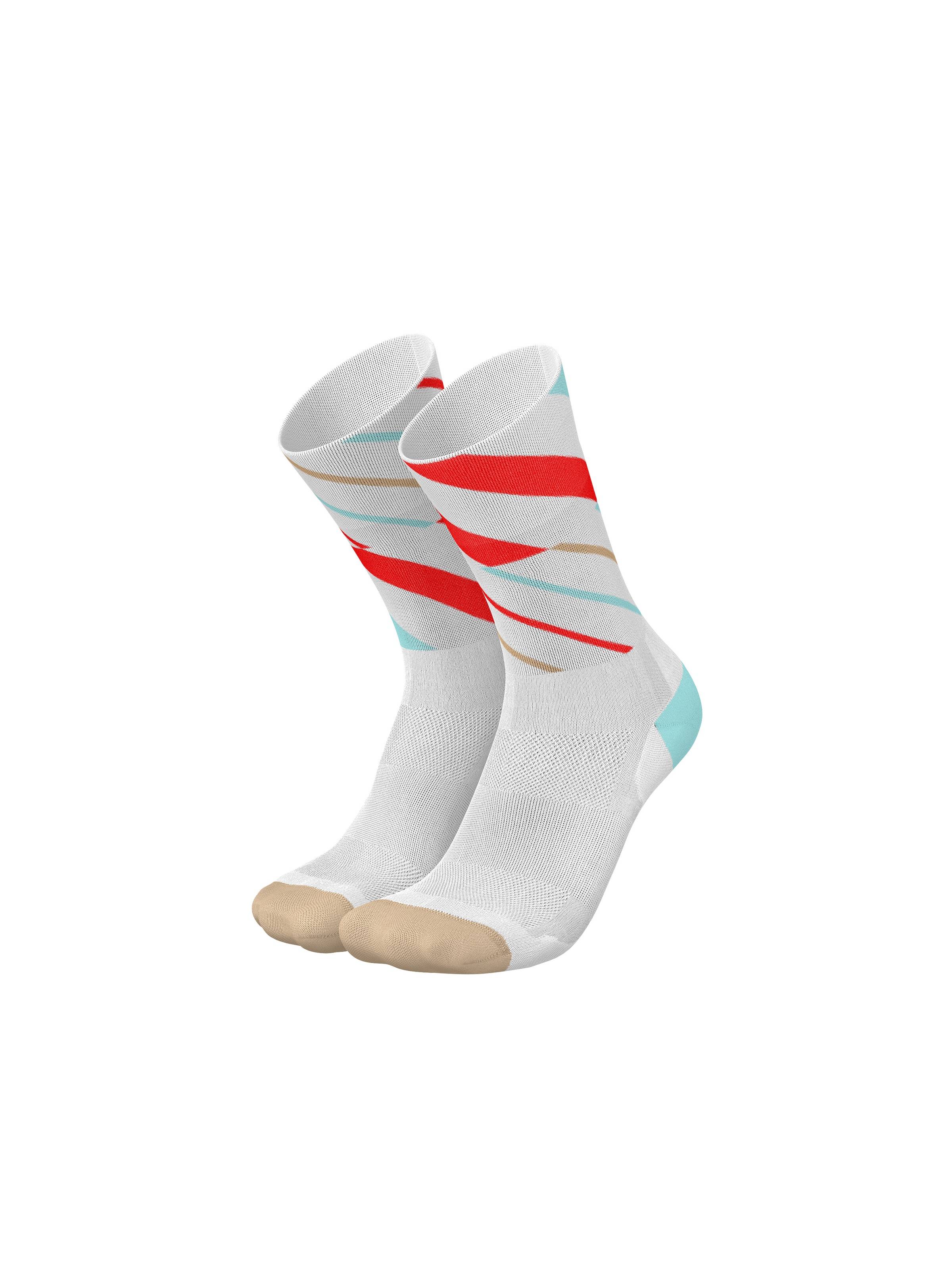 INCYLENCE Sportsocken 'ANGLES' in Rot: Vorderseite
