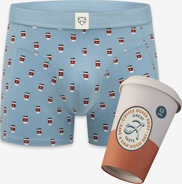 Boxers 'Take Away Coffee' A-dam en bleu : devant