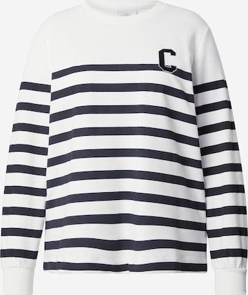 ONLY Carmakoma - Sudadera 'CARMaddy' en blanco: frente