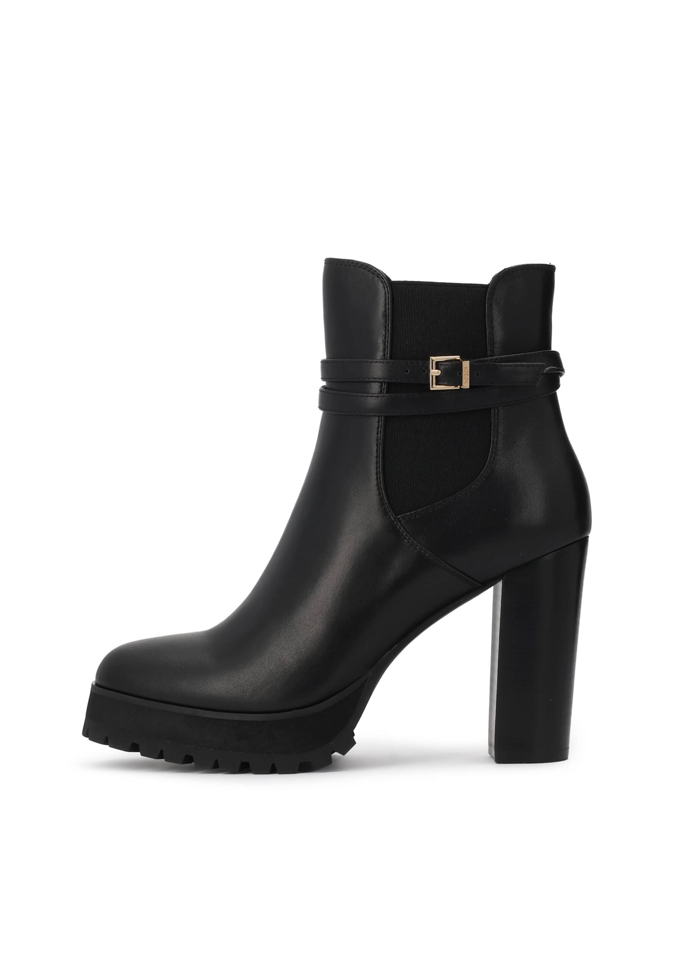 Kazar Chelsea boots in Zwart: voorkant
