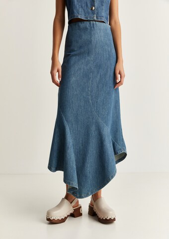Scalpers Skirt in Blue: front