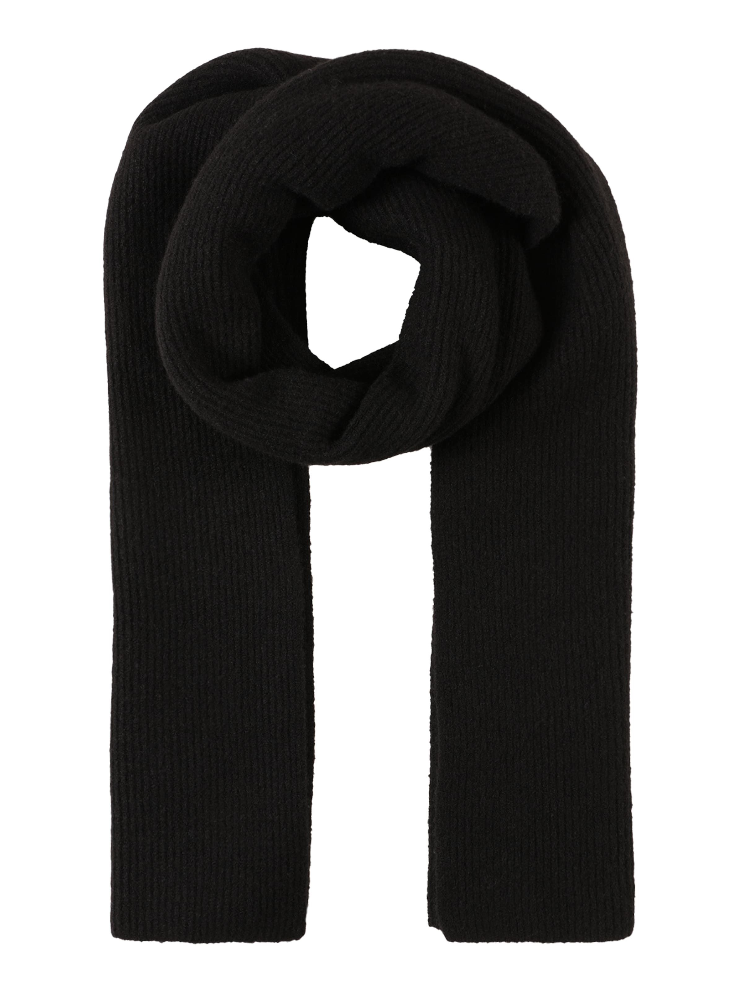 DAN FOX APPAREL Sjaal in Zwart: voorkant