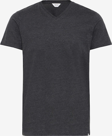 !Solid Shirt in Grau: Vorderseite