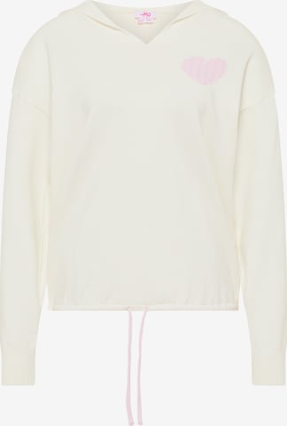 Pull-over 'Nolie' MYMO en blanc : devant