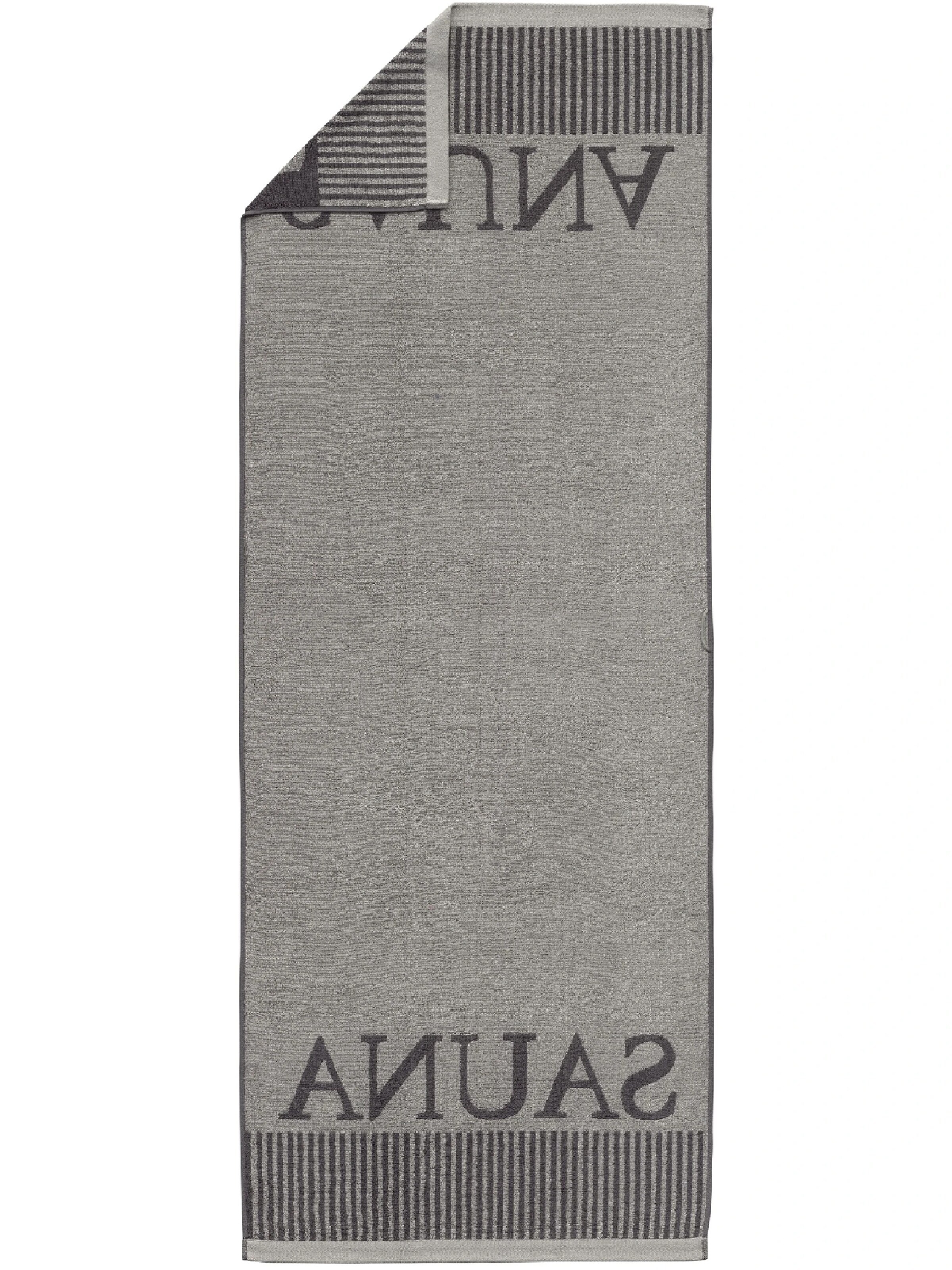 SCHIESSER Towel 'Rom' in Grey