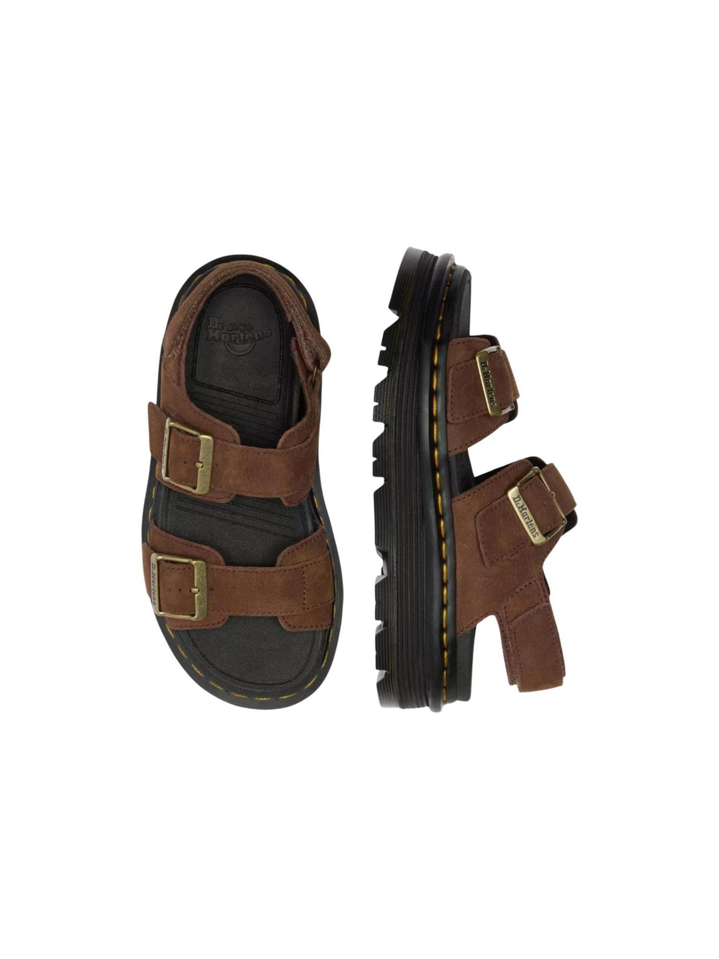 Sandalo 'Zebzag Sandal Sepia Brown Tumbled Nubuck 42853200' di Dr. Martens in marrone