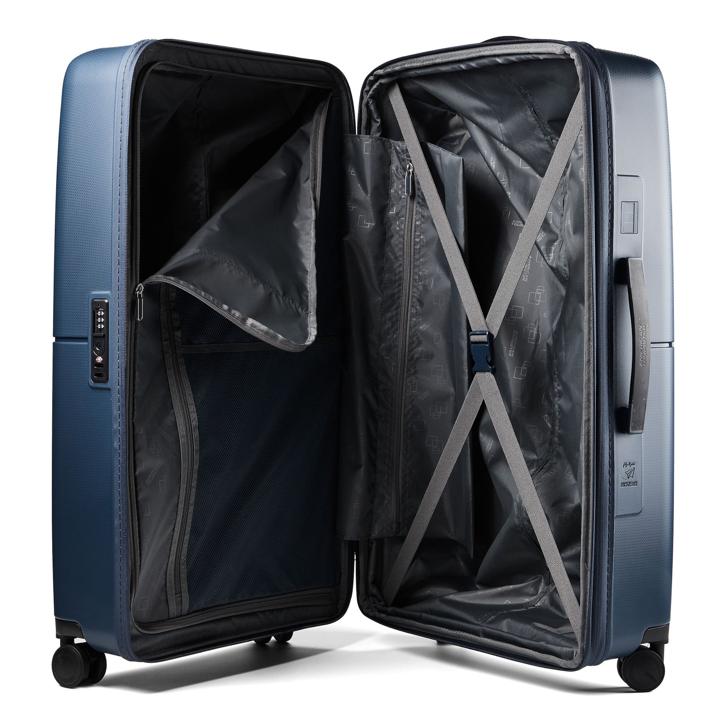 American Tourister Trolley 'Dashpop' in Blue