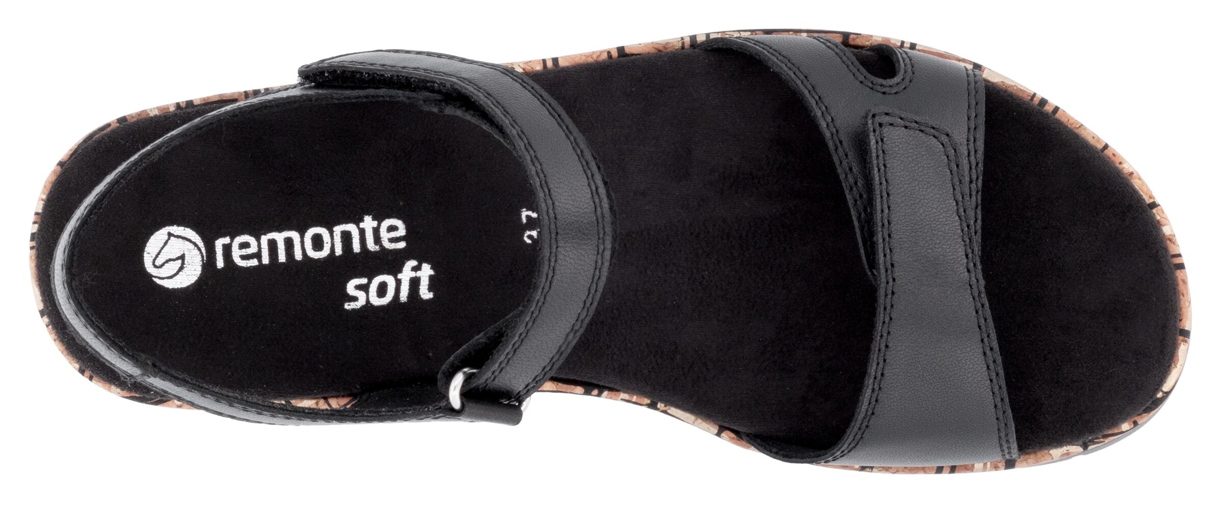 REMONTE Strap Sandals in Black