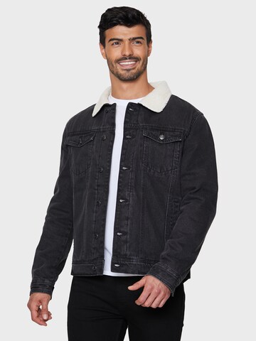 Veste mi-saison 'Philip' Threadbare en noir : devant