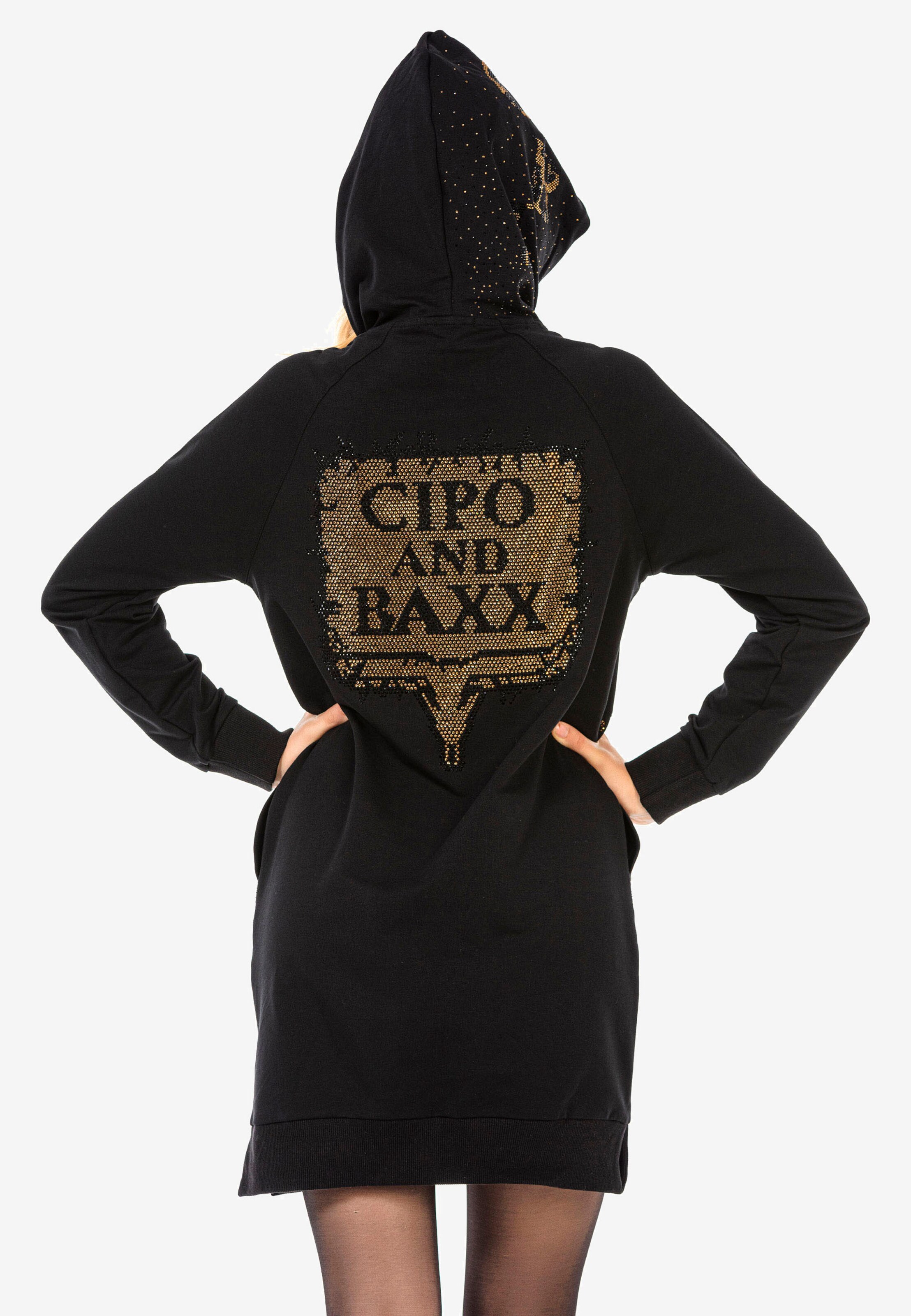 CIPO & BAXX Kleid in Schwarz 