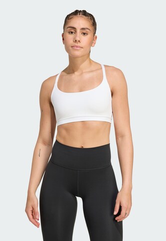 Bustier Soutien-gorge de sport 'All Me' ADIDAS PERFORMANCE en blanc : devant