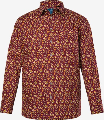 Boston Park Comfort fit Overhemd in Rood: voorkant