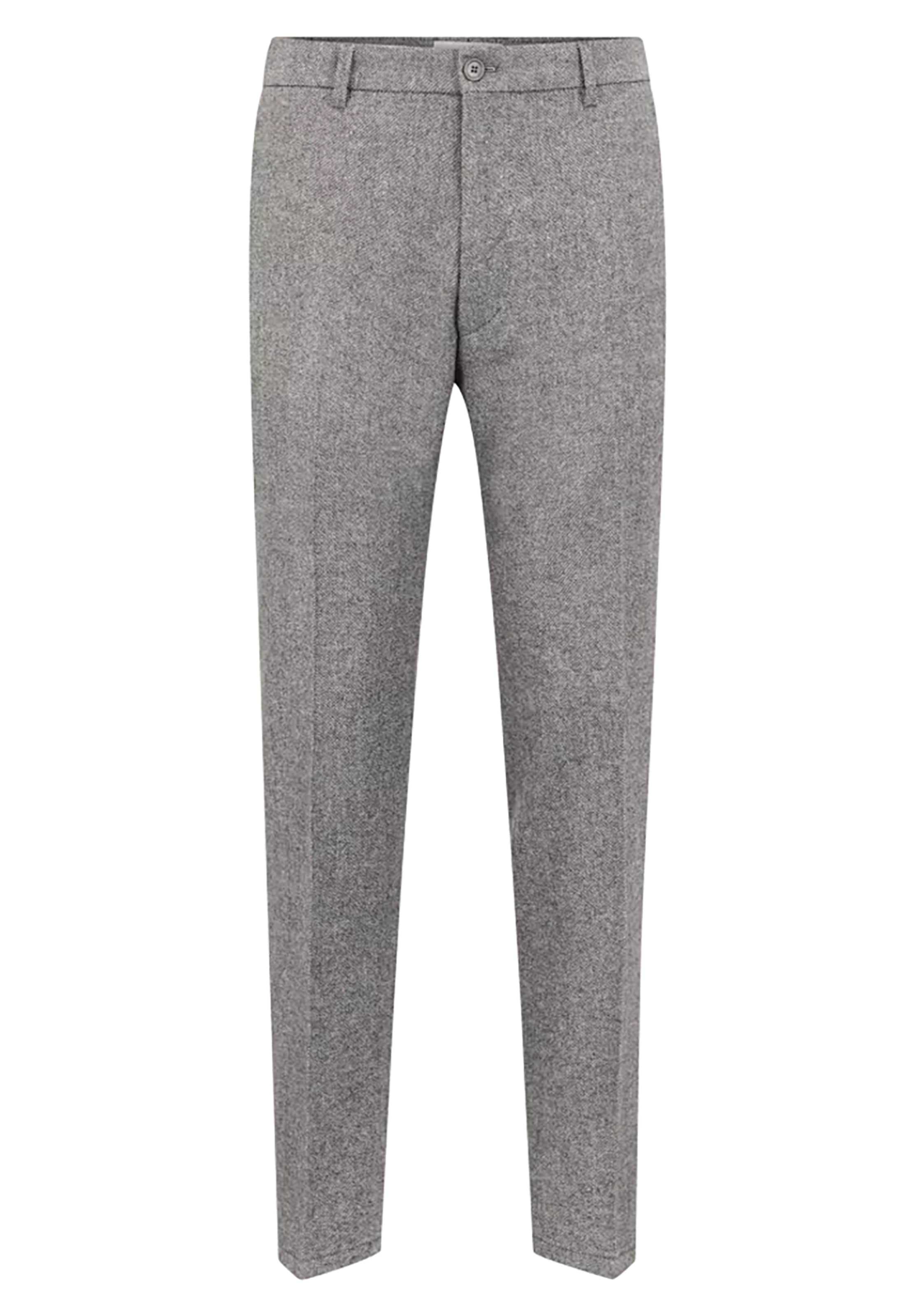 DRYKORN Slimfit Hose 'Ajend' in Grau: Vorderseite