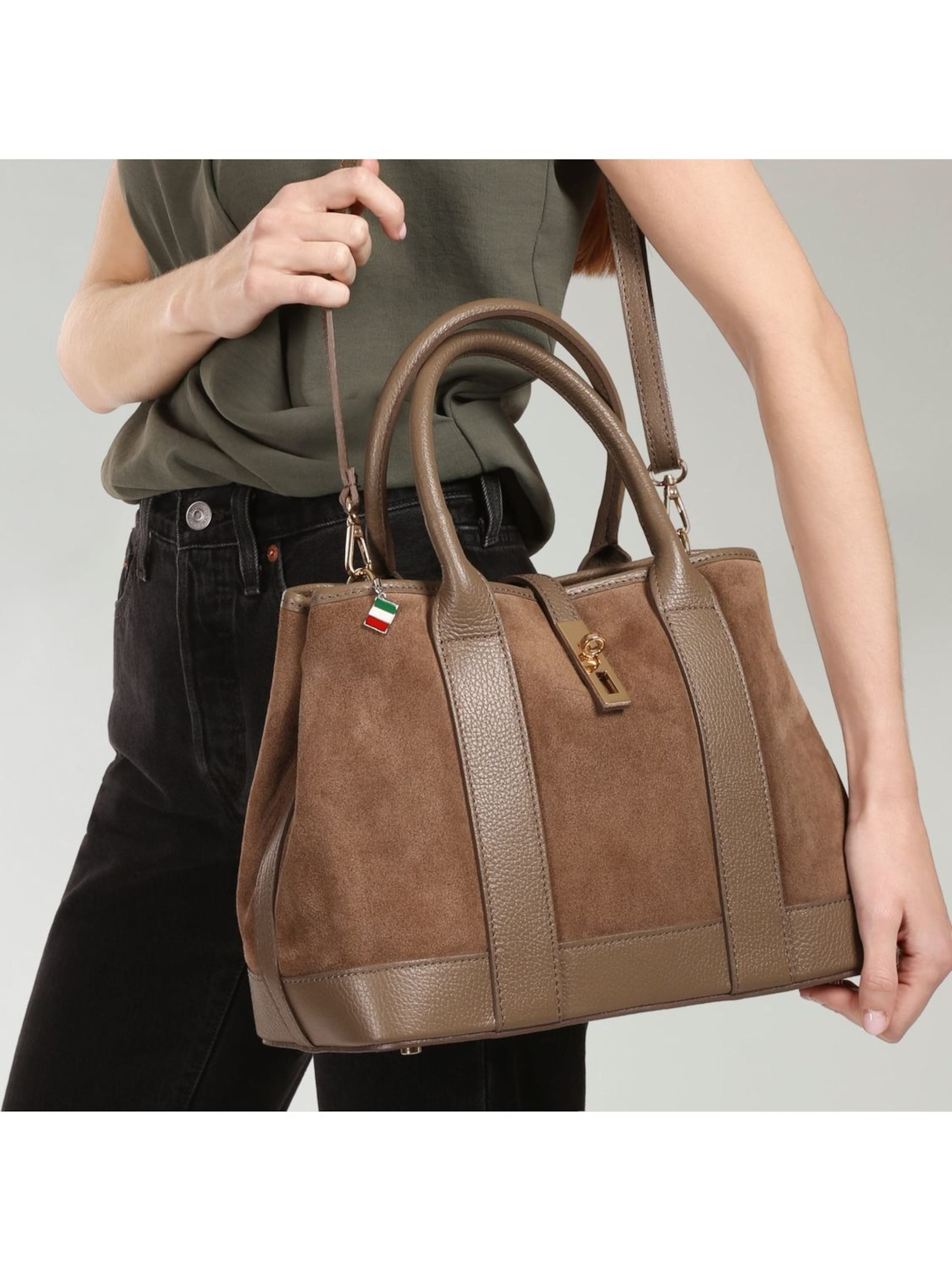 Sac bandoulière Florence en gris