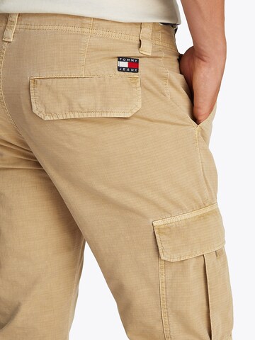 Tapered Pantaloni cu buzunare 'RYAN' de la Tommy Jeans pe bej