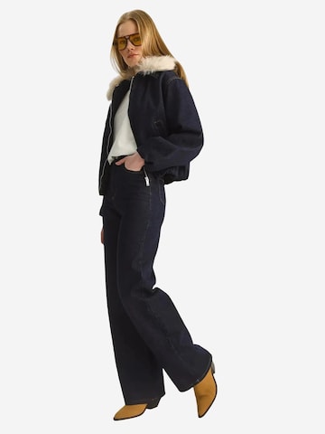 Veste mi-saison Bianco Lucci en bleu