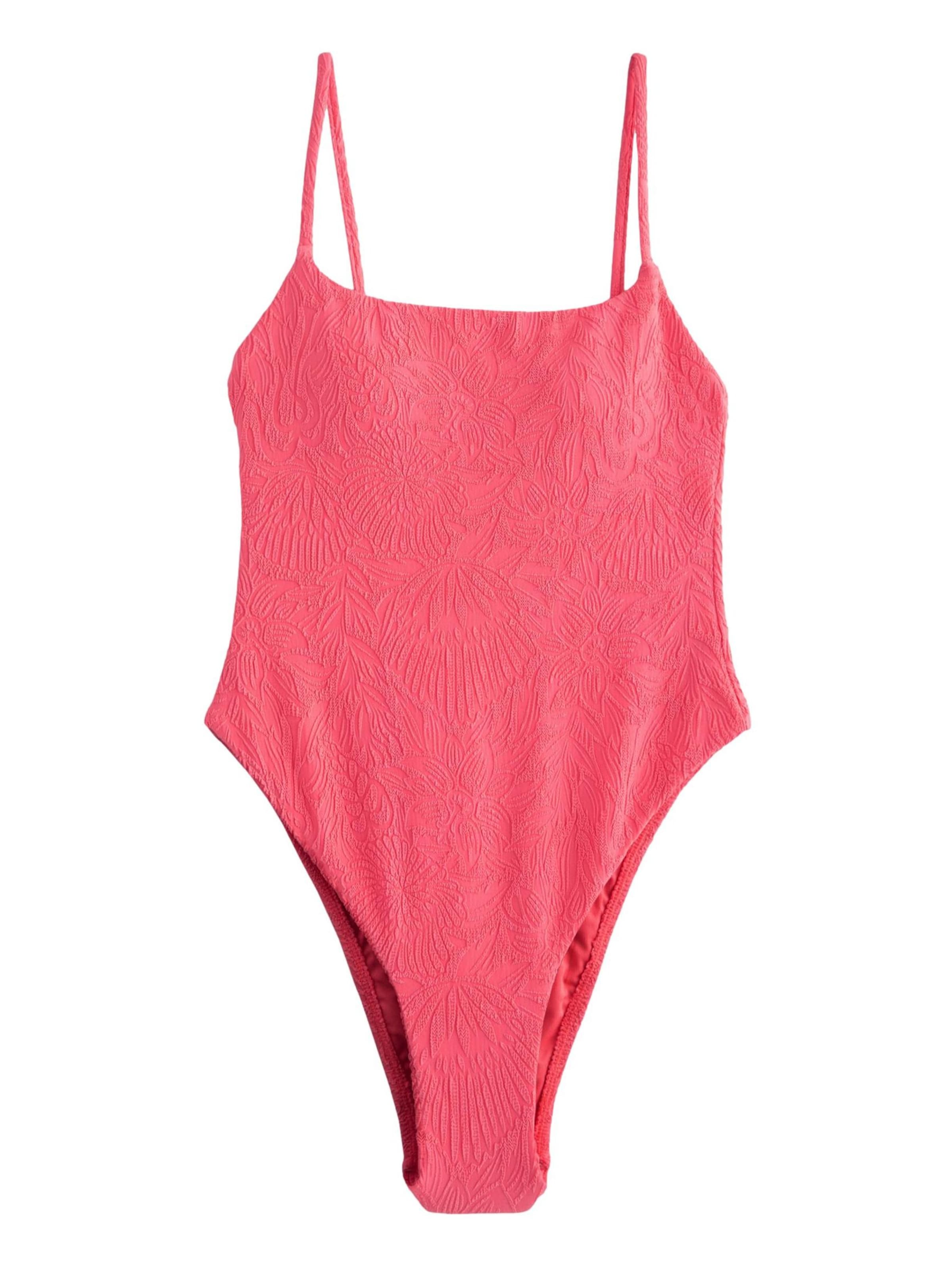 Next Μπουστάκι Ολόσωμο μαγιό σε ροζ: μπροστά