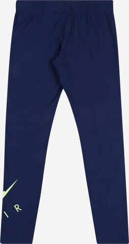 Nike Sportswear Skinny Leggings 'Air' in Blau