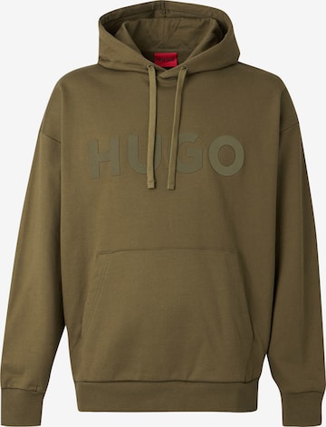 HUGO Sweatshirt 'Ditchle' in Grün: Vorderseite