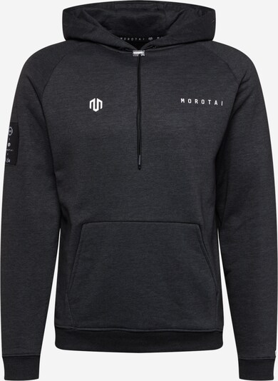 MOROTAI Sweatshirt de desporto 'Paris' em cinzento escuro / branco, Vista do produto