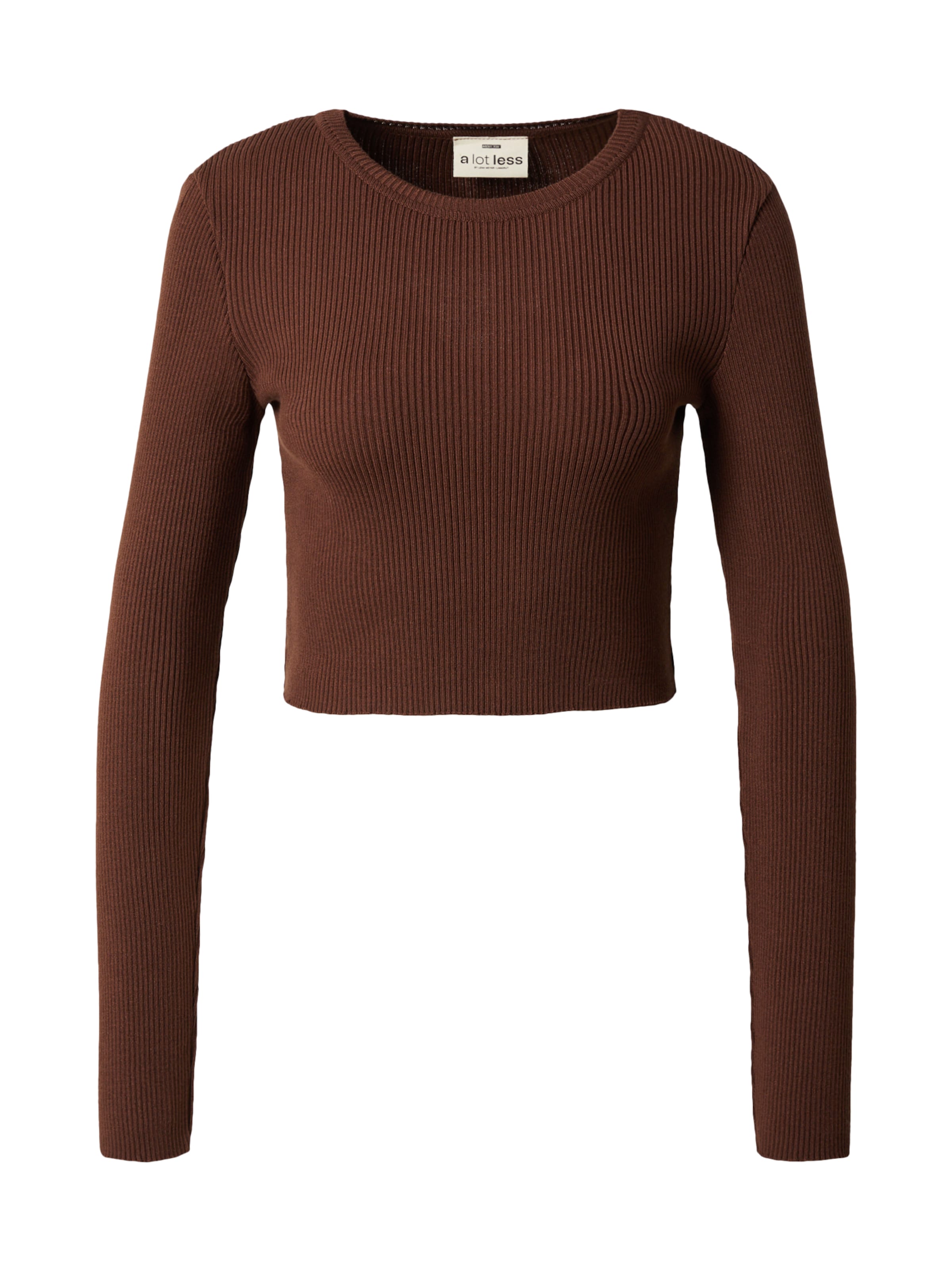 A LOT LESS Tričko 'Ina' – hnědá: přední strana