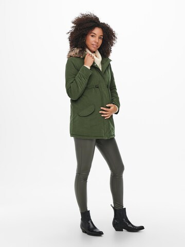 Only Maternity Between-Seasons Parka in Green