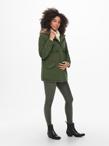 Only Maternity Tussenparka in Groen