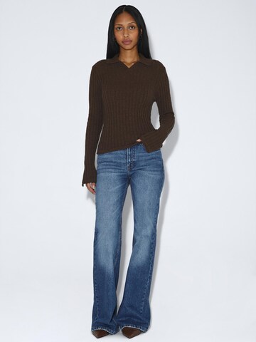 Dr. Denim Top 'Drdenimaiya Sweater' in Brown
