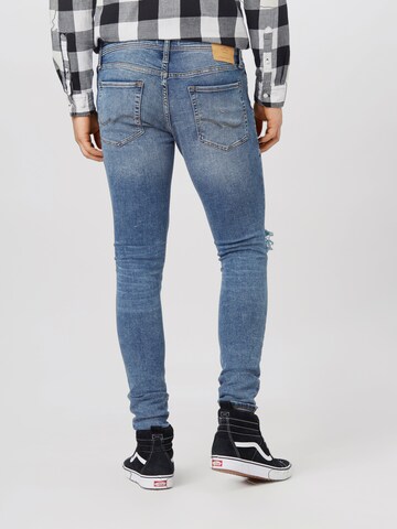 JACK & JONES Skinny Džínsy 'Tom' - Modrá