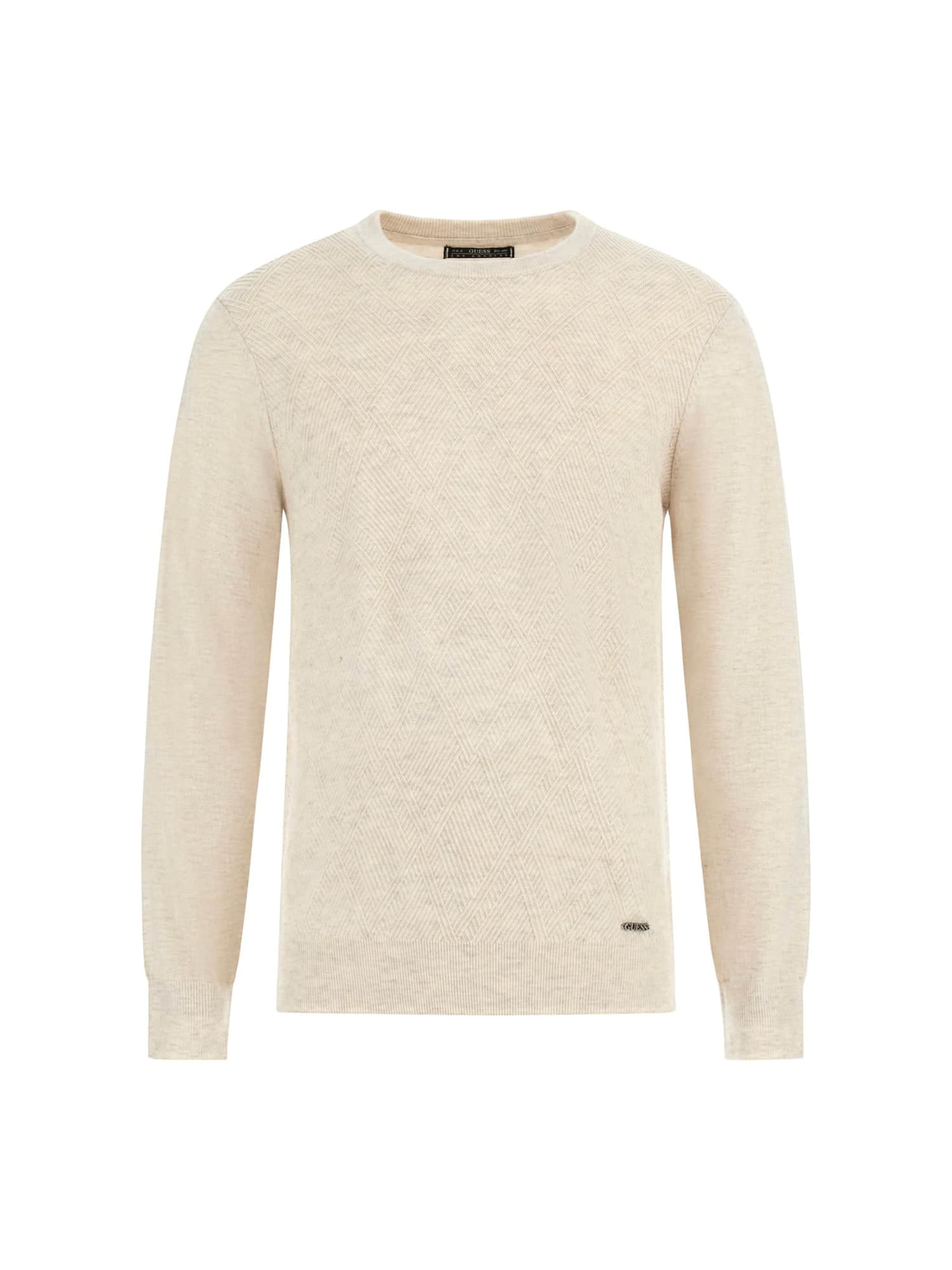 GUESS Sweater in Beige: front