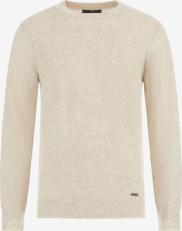 GUESS Sweater in Beige: front