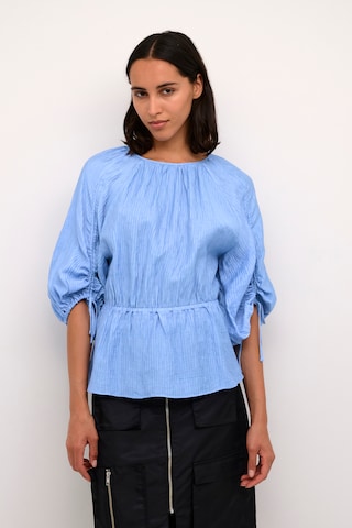 KAREN BY SIMONSEN Blouse 'Noma' in Blauw: voorkant