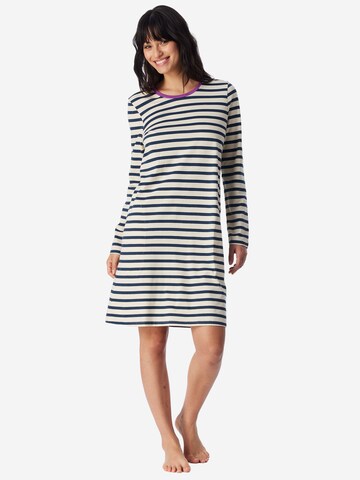 SCHIESSER Nightgown ' Casual Essentials ' in Blue